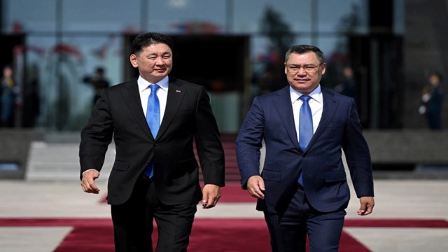 President of Mongolia Ukhnaagiin Khurelsukh on an Official Visit to Kyrgyzstan