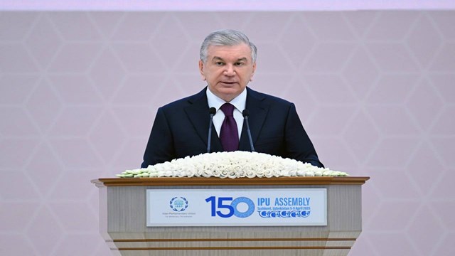 Uzbek President Mirziyoyev: The Only Just Solution to the Palestinian-Israeli Conflict Is the Implementation of the Two Peoples–Two States Principle
