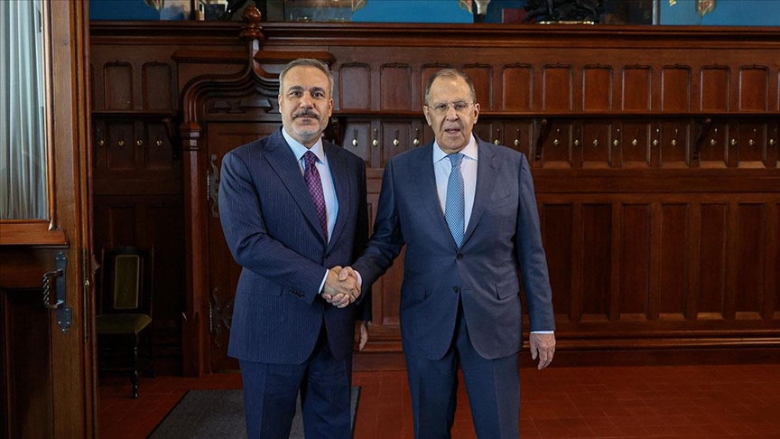 Turkish Foreign Minister Fidan Meets with Russian Foreign Minister Lavrov in Moscow
